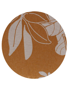 Moye Linen Damask Tutti Le Foglie Charger Plate2